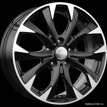 Диск автомобильный КиКРеплика КС740 КиК 7X17/5X114.3 ET50 D67.1 алмаз-черный