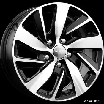 Диск автомобильный КиКРеплика КС741 КиК 6.5X16/5X108 ET50 D63.35 алмаз-черный
