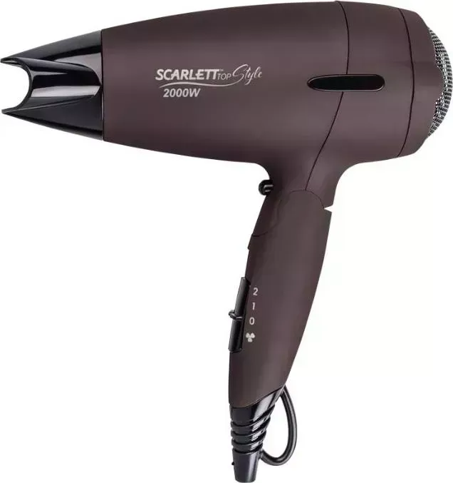 Фен SCARLETT SC-HD70IT31 мокка с черным