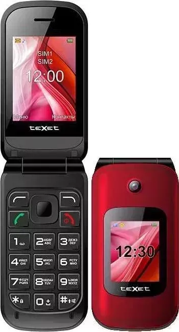 Телефон TeXet TM-B216 красный