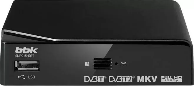 Ресивер цифровой BBK SMP015HDT2 черный
