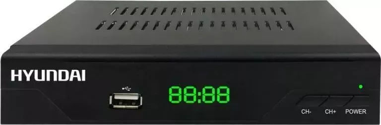 Ресивер цифровой HYUNDAI H-DVB840 черный