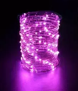 Гирлянда Light нить "Роса" розовая 10 м 12V.