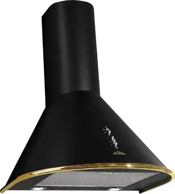 Вытяжка ELIKOR Омега 60П-650-К3Г черный / золото