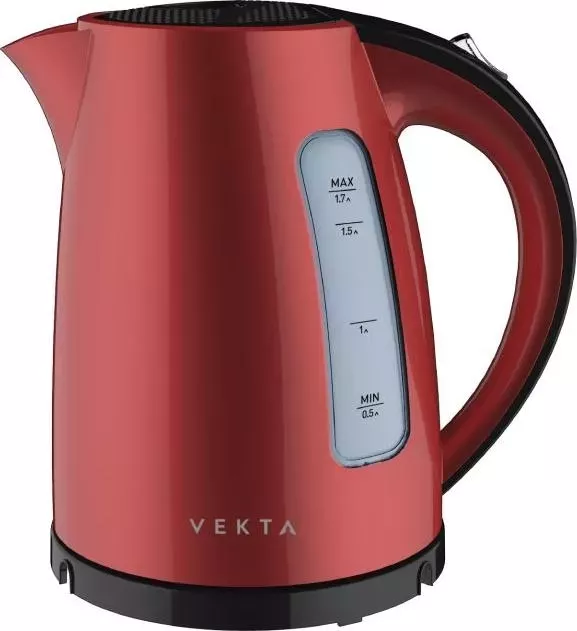 Чайник электрический VEKTA KMP-1701 Красный/Черный
