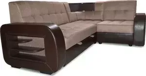 Диван угловой Аврора Гранд 4п-дебют 182, mercury cocoa