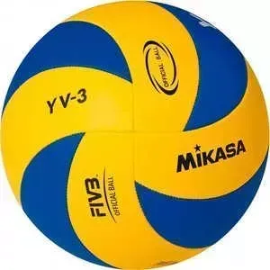 Мяч волейбольный MIKASA YV-3, размер 5, цвет сине-желтый