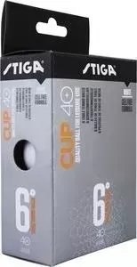 Мяч для настольного тенниса STIGA Cup ABS (1110-2510-06) 6 шт