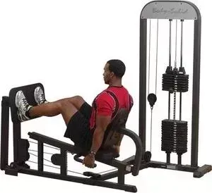 Жим ногами Body Solid горизонтальный с весовым стеком 95 кг