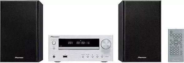 Музыкальный центр микро PIONEER X-HM16-S серебристый