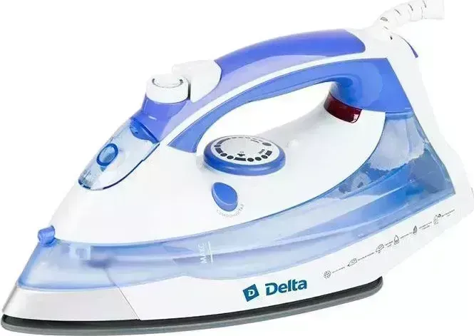 Утюг DELTA DL-711 белый с фиолетовым