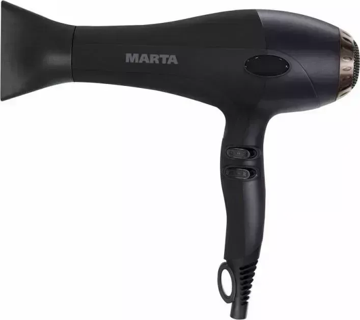 Фен MARTA MT-1427 серебряный агат