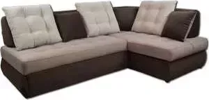 Диван угловой Мягкофф Бриз правый Galaxy light beige