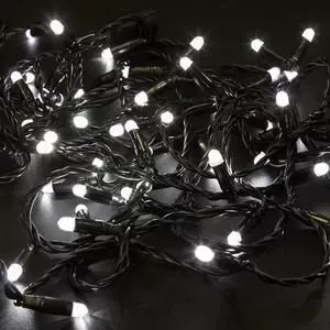 Гирлянда Neon-Night Нить 10м, постоянное свечение, черный ПВХ, 24В, цвет: Белый