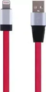 Кабель Perfeo USB-Lightning красный 1.2м (I4501)