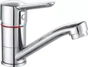 Смеситель для кухни GROSS AQUA Alfa с поворотным изливом 15 см (3210313C - G0109)