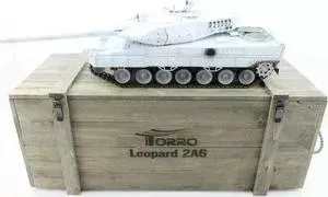 Радиоуправляемый танк Taigen Leopard 2 A6 (для ИК ового боя) UN RTR масштаб 1:16 2.4G - TG3889-1B-UN-IR