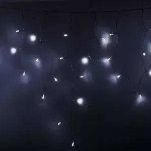 Гирлянда Neon-Night Айсикл (бахрома) светодиодный, 2,4 х 0,6 м, прозрачный провод, 230 В, диоды белые, 88 LED