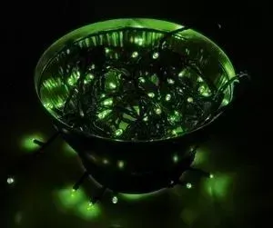 Гирлянда Neon-Night "Твинкл Лайт" 10 м, черный ПВХ, 100 диодов, цвет зеленый