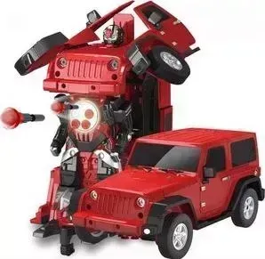 Радиоуправляемый робот MZ Model трансформер Jeep Rubicon 1:14