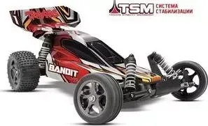 Радиоуправляемый багги TRAXXAS Bandit VXL 2WD TQi масштаб 1:10 RTR 2.4G