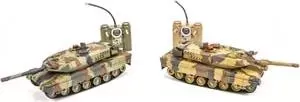 Радиоуправляемый танк Huan Qi овый бой Abrams vs Abrams масштаб 1:24 27Mhz vs 40Mhz