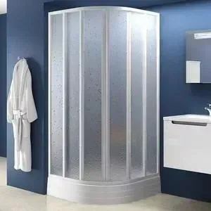 Душевой уголок RAVAK Supernova SKKP6 90x90 см, с поддоном, с рисунком Пеарл, профиль белый