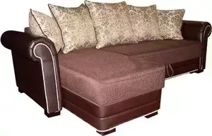 Диван угловой ИП Панин Валенсия queens beige, реймс 16, sontex umber