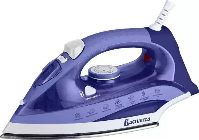 Утюг ВАСИЛИСА ВА-2005 фиолет.с белым