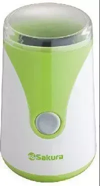 Кофемолка SAKURA SA-6157GR бело-зеленый