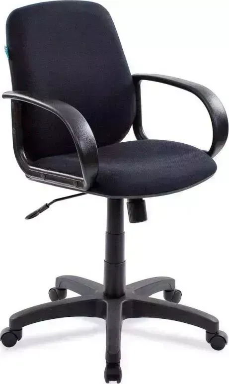 Кресло офисное БЮРОКРАТ CH-808-LOW/80-11 BLACK низкая спинка черный
