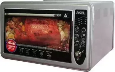 Мини-печь AKEL AF-710 металлик