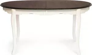 Стол раскладной TetChair Secret De Maison Esmee (EE-T6EX) дерево гевея/мдф, antique walnut (античный орех А010), ivory white
