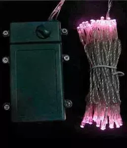 Гирлянда Light Нить на батарейках 5 м светло розовая 4,5V прозрачный провод