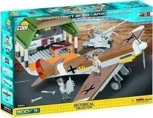 Конструктор  COBI Пластиковый Самолет Messerschmitt BF 109 African Mission - COBI-5544