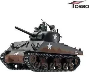 Радиоуправляемый танк Torro Sherman M4A3 RTR масштаб 1:16 2.4G
