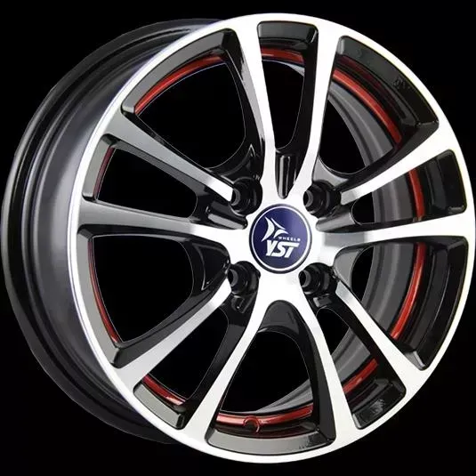 Диск автомобильный YST X-3 6.5X15/4X98 ET35 D58.6 BKFRSI