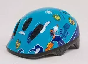 Шлем Moove&amp;amp;Fun MooveFun BELLELLI сине-голубой с дельфинами размер: S, 80028-S