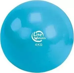 Медбол LITE WEIGHTS 4кг 1704LW, голубой