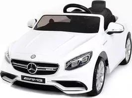 Детский электромобиль Harleybella Mercedes Benz S63 LUXURY 2.4G - White - HL169-LUX-W