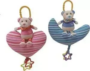 Развивающая игрушка I-Baby Мишка на сердечке B-13111