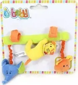 Развивающая игрушка I-Baby подвязка Друзья из джунглей B-8079