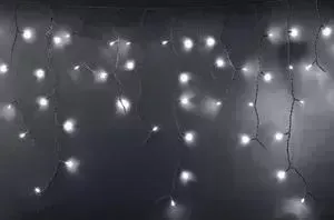Гирлянда Neon-Night Айсикл (бахрома) светодиодный, 2,4 х 0,6 м, белый провод, 230 В, диоды белые, 88 LED