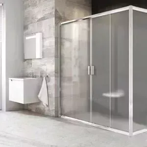 Душевой уголок RAVAK Blix BLDP4+BLPS 120x80 прозрачный, белый