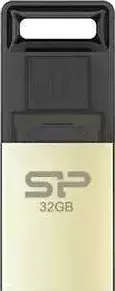 Флеш-накопитель SILICON POWER 32Gb Mobile X10 OTG USB 2.0/MicroUSB Золотистый (SP032GBUF2X10V1C)