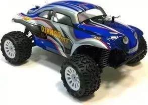 Радиоуправляемый монстр ApexHobby Django Beetle Blue Edition 4WD RTR масштаб 1:18 2.4G