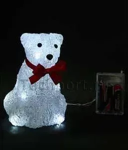 Светодиодная фигура Light на батарейках "Медвежонок" A 16 см, 16 led, 3АА