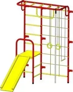 Детский спортивный комплекс ПИОНЕР С107М красно-желтый