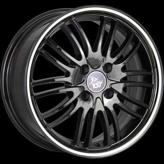 Диск автомобильный YST X-18 6X15/4X100 ET50 D60.1 BKWS