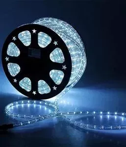 Дюралайт Light круглый 13мм 24V , к.р. направленный, белый